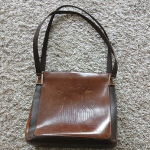 Mark Cross Brown Leather Shoulder Bag